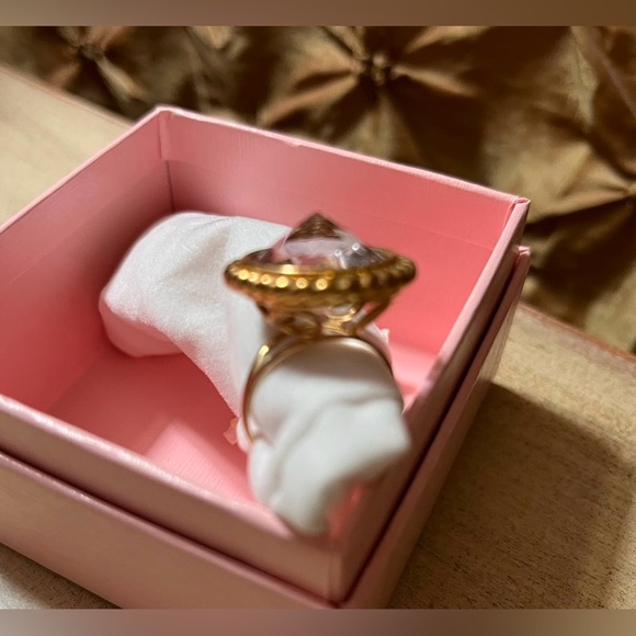 Pink Amethyst Rose de France NWT 14k Gold Ring 💕 - Picture 2 of 15